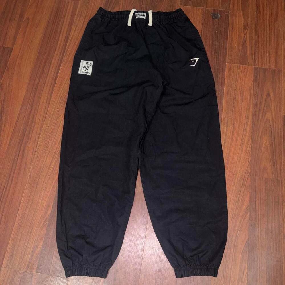 Gymshark Lifting Club Black Ripstop Joggers Size M
